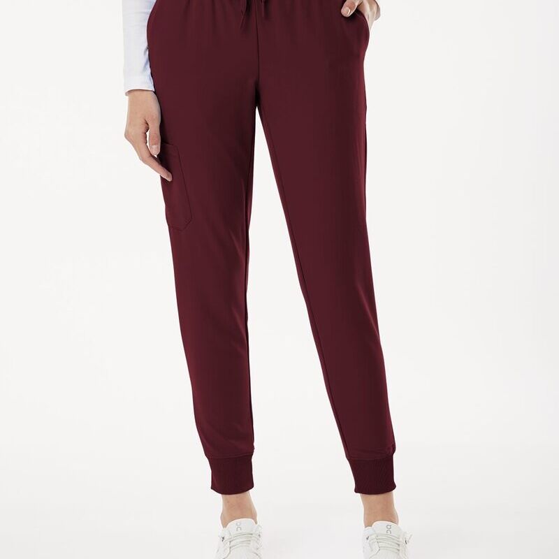 Women's Petite Sizes Silex Knit-Waist Scrub Joggers Thumbnail