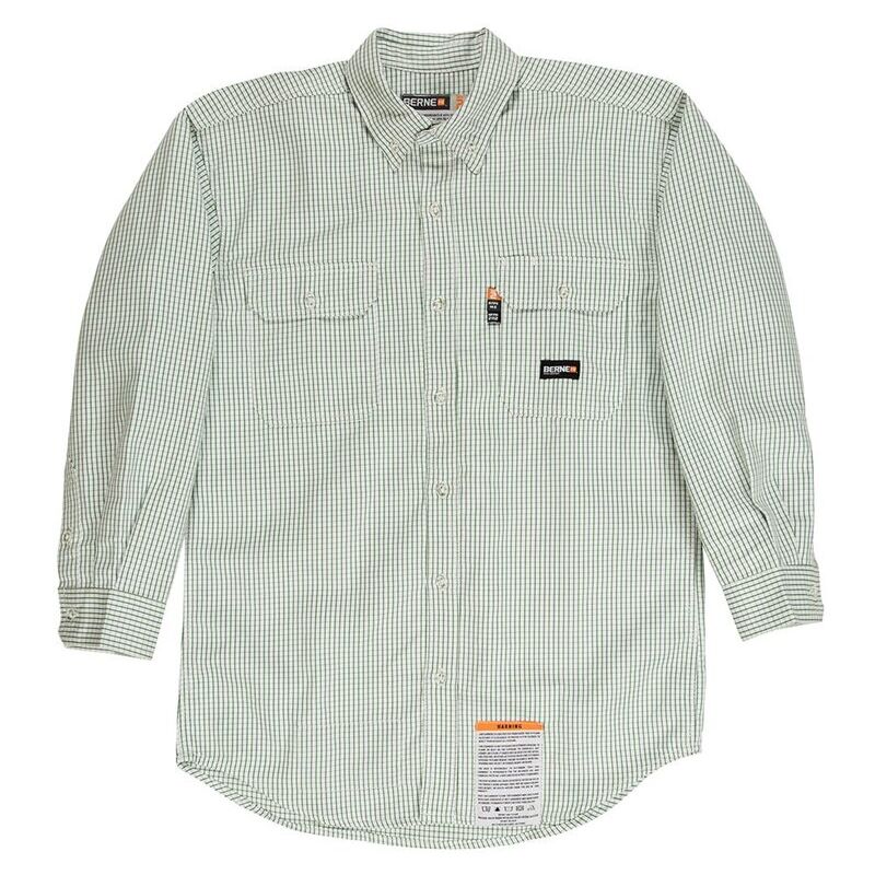 Men's Flame-Resistant Down Plaid Work Shirt Thumbnail