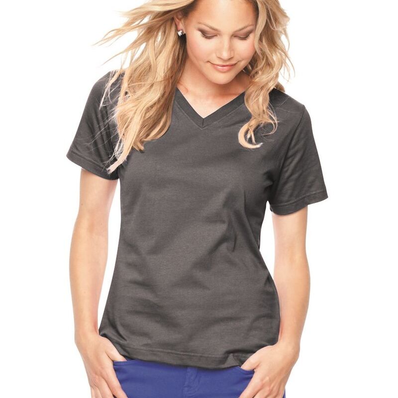 Women's Premium Jersey V-Neck Tee Thumbnail