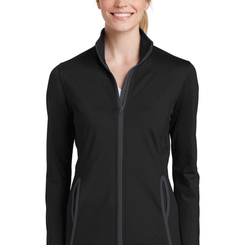 Women's Sport Wick ® Stretch Contrast Full Zip Jacket Thumbnail
