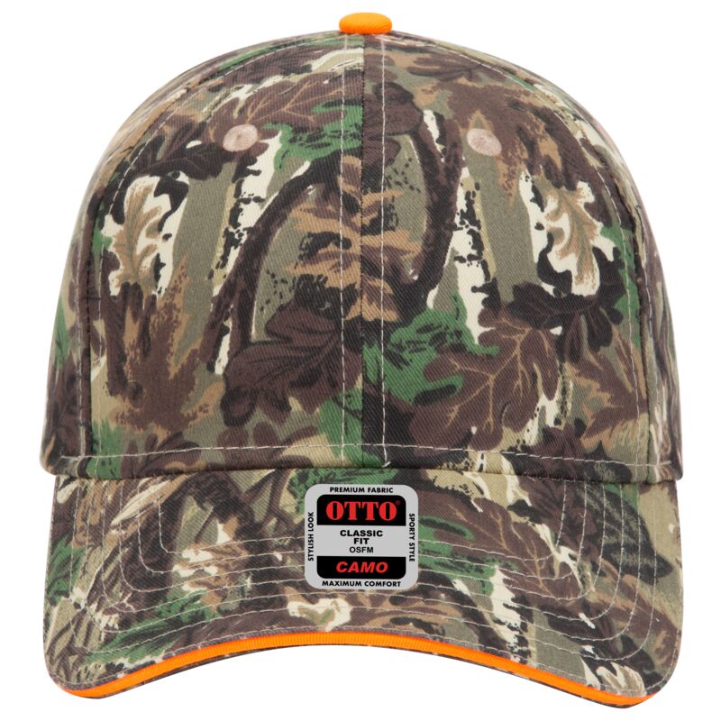 OTTO CAP Camouflage 6 Panel Low Profile Baseball Cap Thumbnail