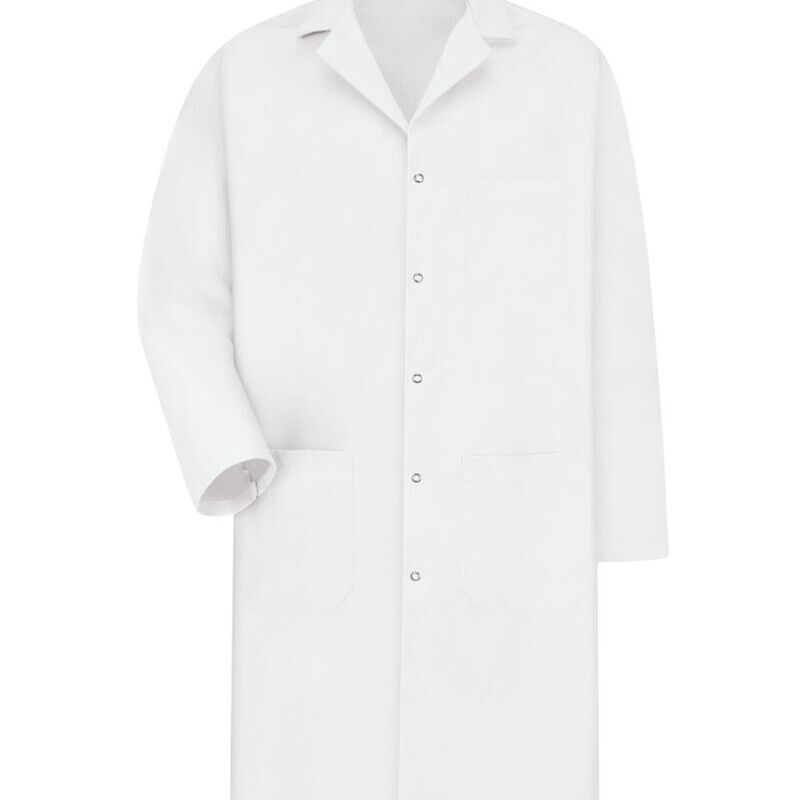 Unisex Tall Gripper Front Lab Coat Thumbnail