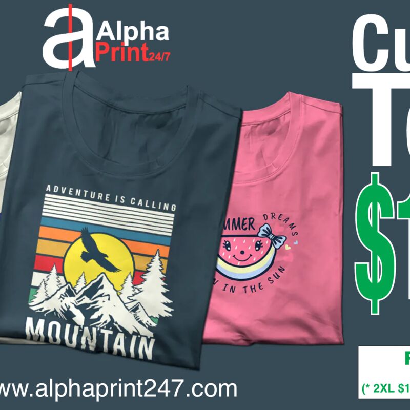 Alpha Custom T-Shirt for only $12.95Each (Adult Heavy Cotton™ T-Shirt) Thumbnail