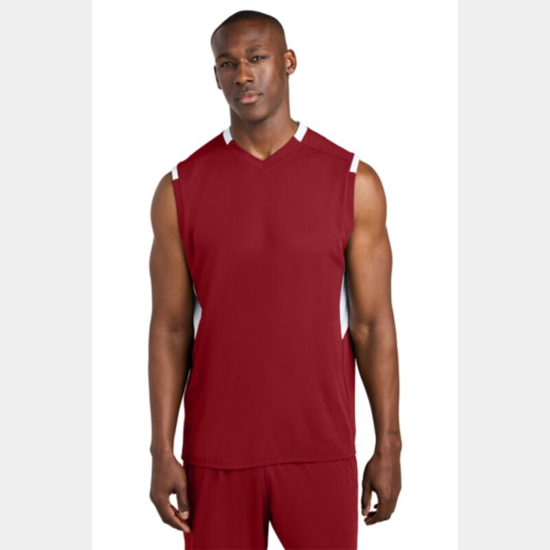 ST441 Sport-Tek® Club Sleeveless V-Neck Thumbnail